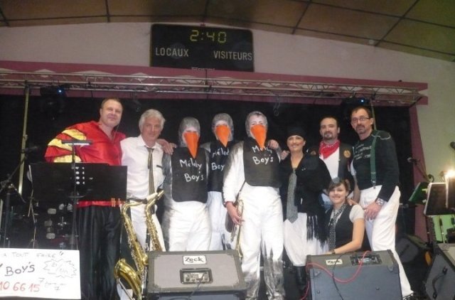 Les Melody Boy's sur scène